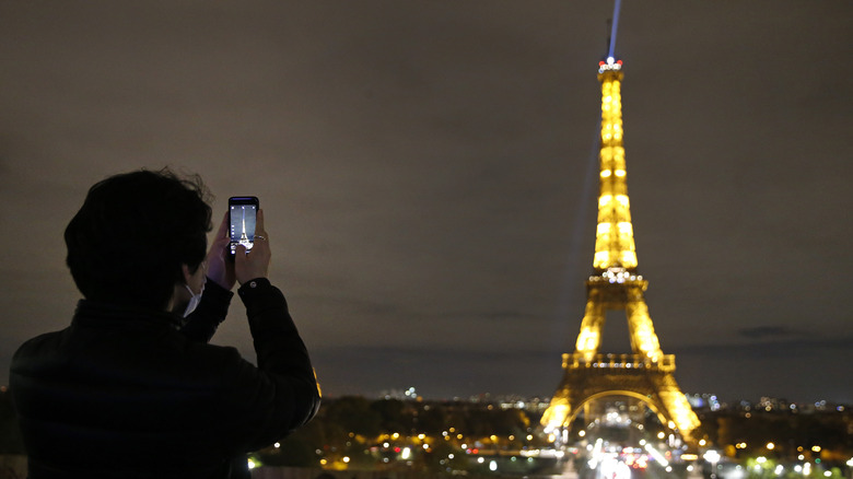 Eiffel Tower at night