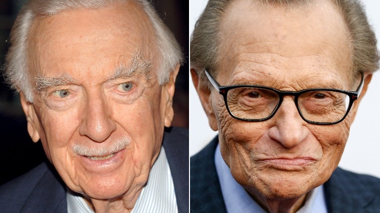 Walter Cronkite and Larry King