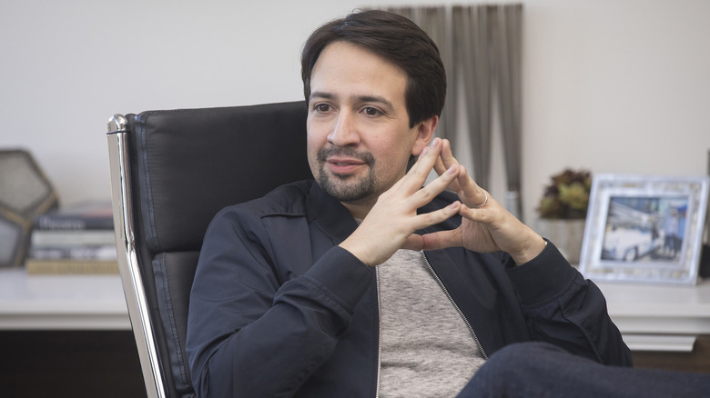 Lin-Manuel Miranda talking