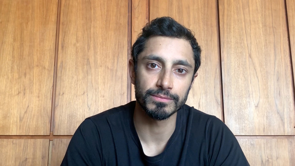 Riz Ahmed on camera