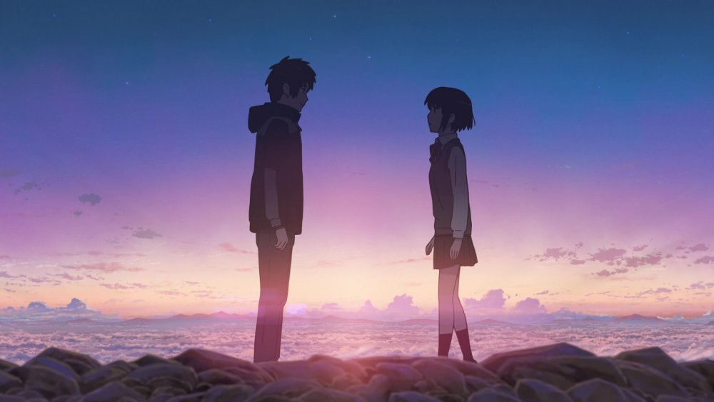 Taki and Mitsuha in Your Name