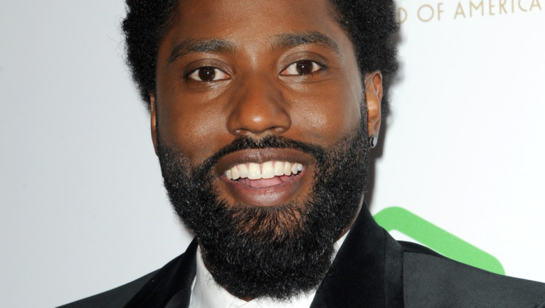 John David Washington smiling