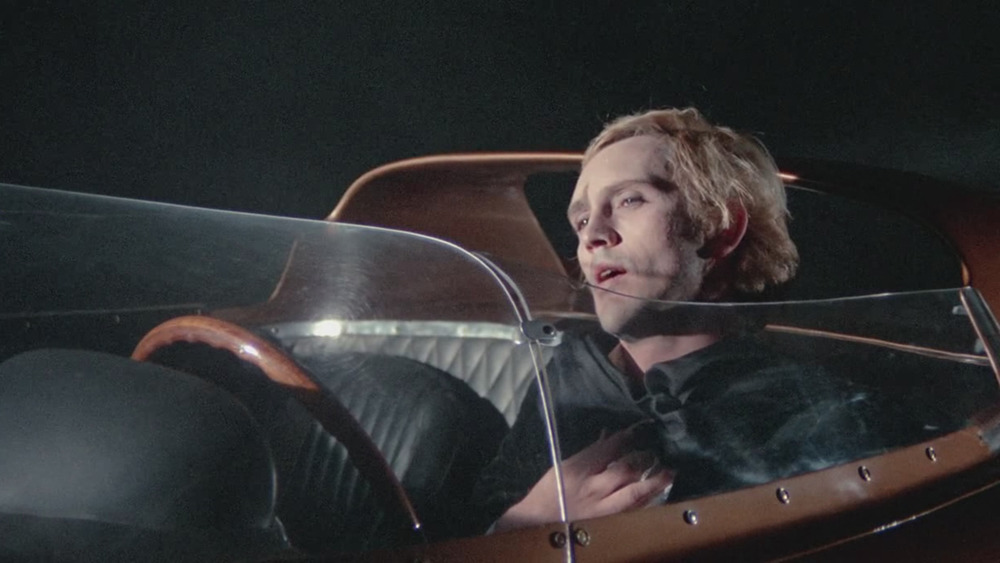 Terrence Stamp driving