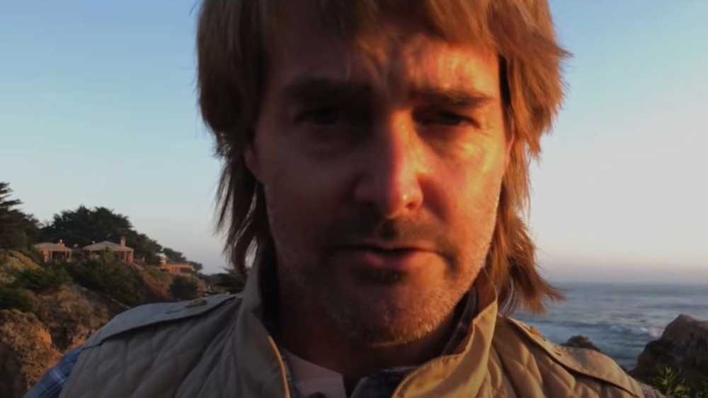 MacGruber looks at camera