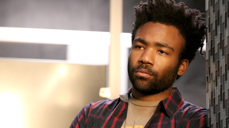 Donald Glover looks annoyed