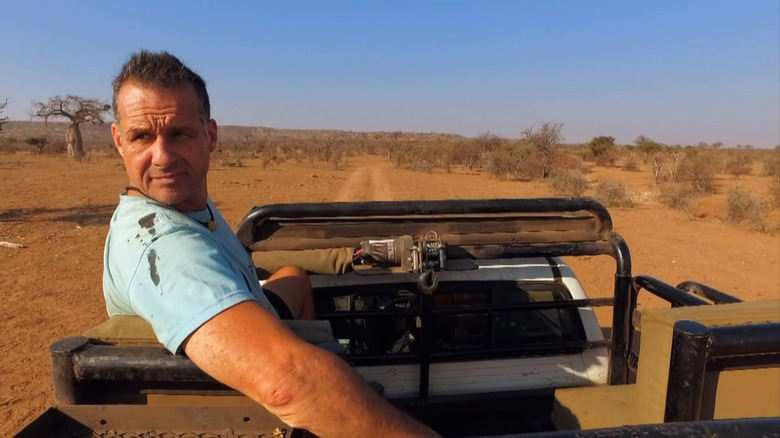 Gary driving through remote South Africa