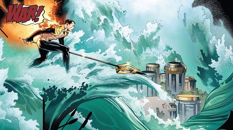 Namor wielding Phoenix Force