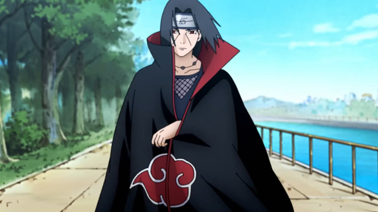 Itachi staring back