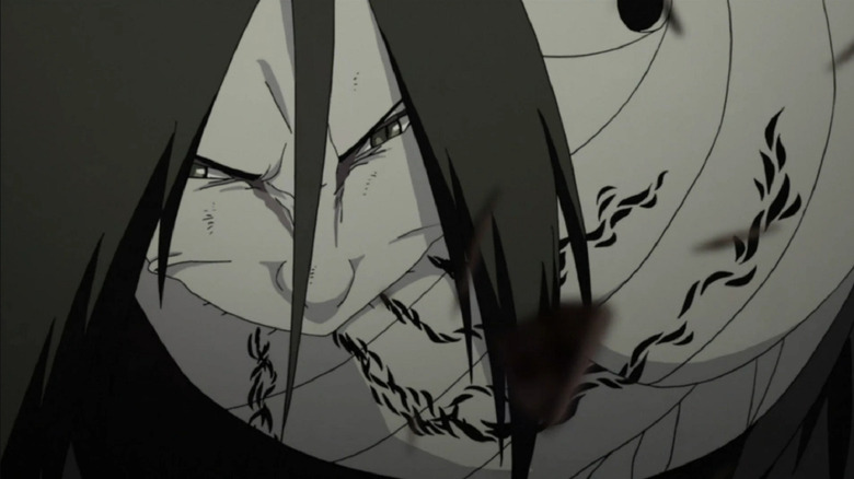 Orochimaru biting curse mark