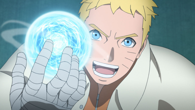 Naruto holding an orb