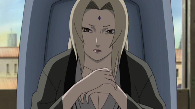 Tsunade looking sad