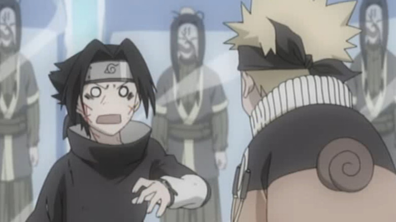 Sasuke is shocked to see Naruto