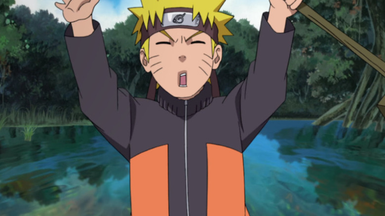 Naruto Uzumaki yelling