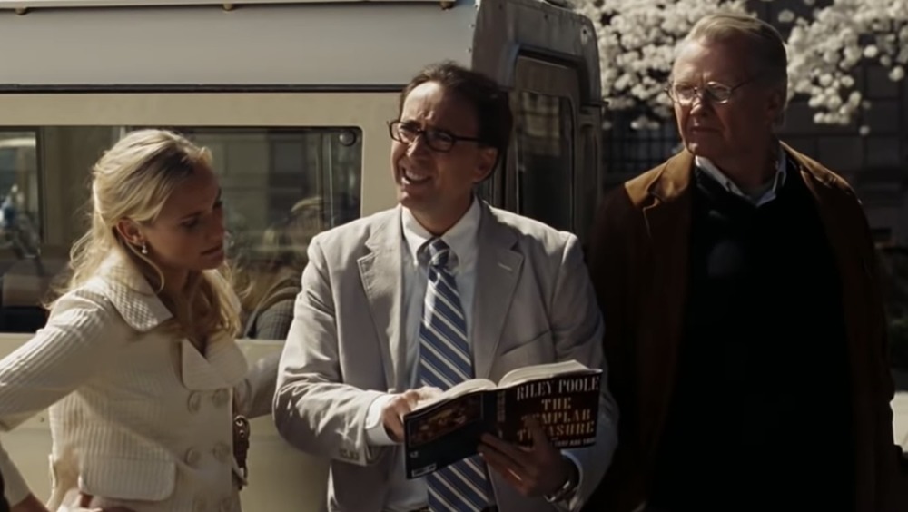 Diane Kruger, Nicolas Cage and Jon Voight in National Treasure 2