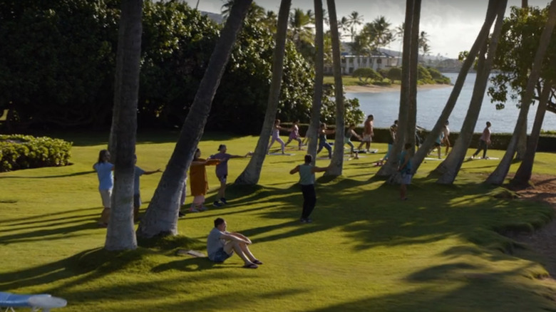 The yoga class Ernie attends but Chase does not in NCIS: Hawaii