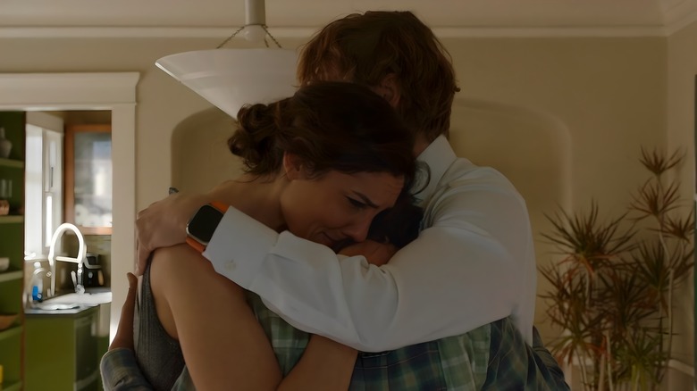 Kensi and Deeks hugging