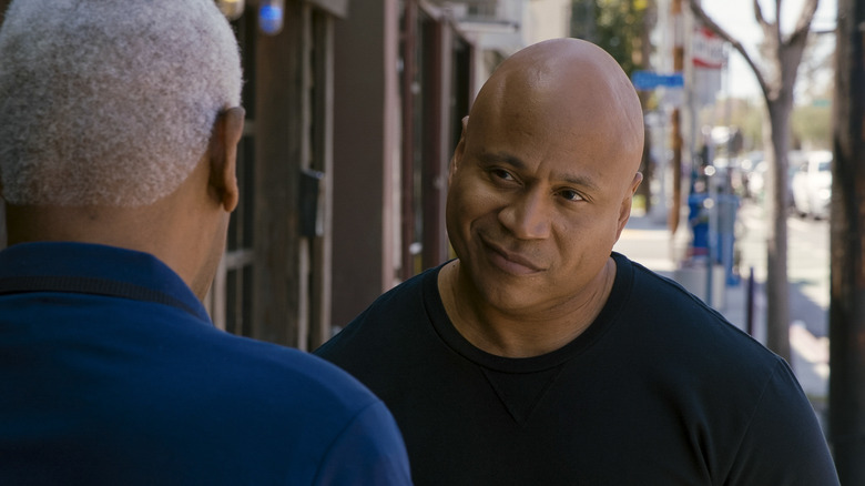 LL Cool J playing Sam Hanna in NCIS: Los Angeles