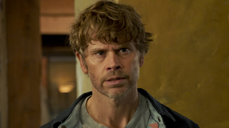 Marty Deeks frowning