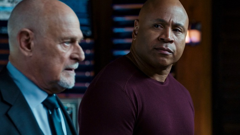 Sam Hanna looking at Hollace Kilbride