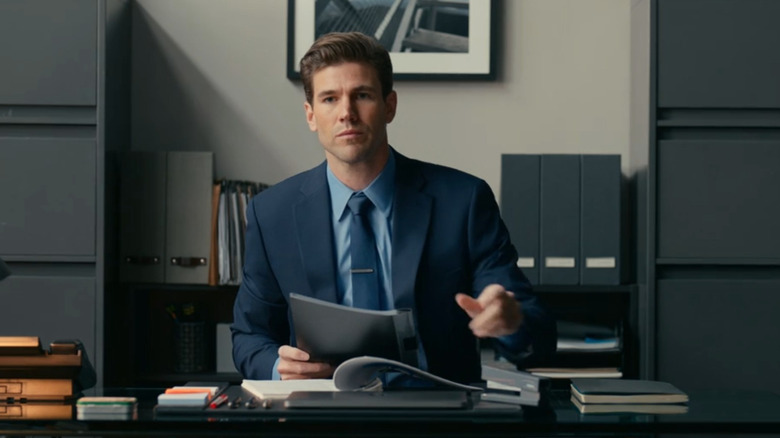 Josh at his desk