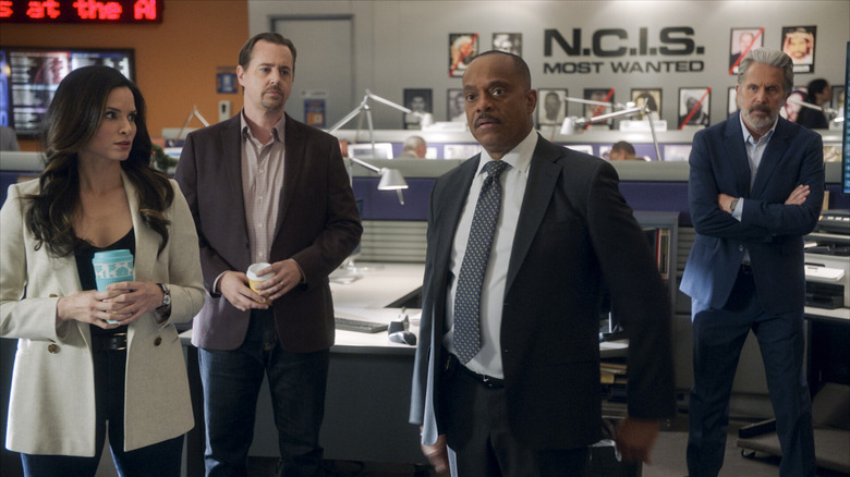 Director Vance with NCIS team