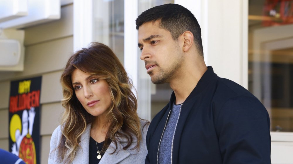 Jennifer Esposito and Wilmer Valderrama on NCIS