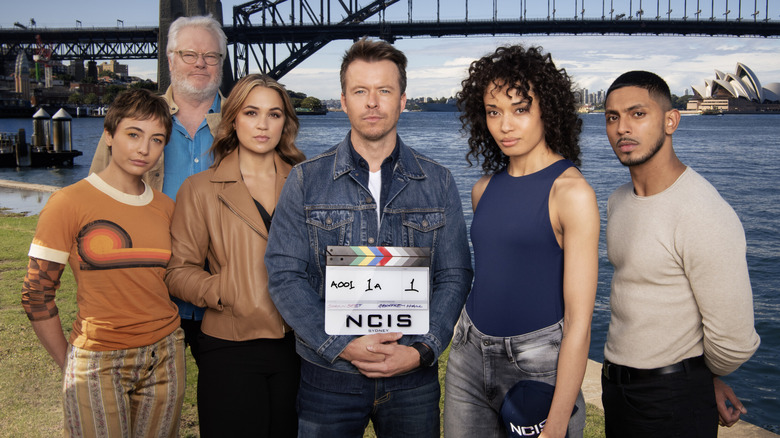 NCIS: Sydney cast standing together