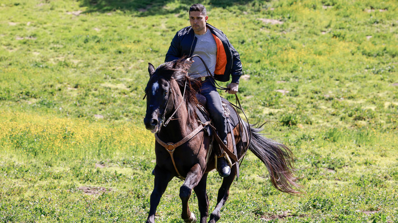 Nick Torres horseback