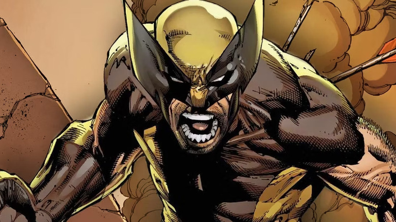 Wolverine looking angry