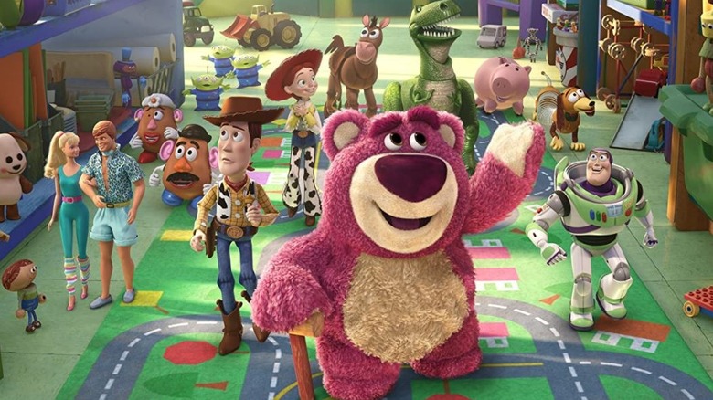 Lotso and the toys in Sunnyside