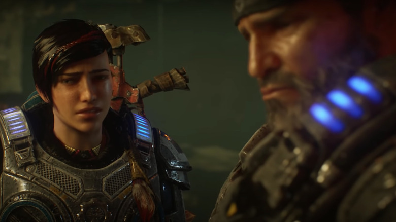 Kait and Marcus in Gears of War 