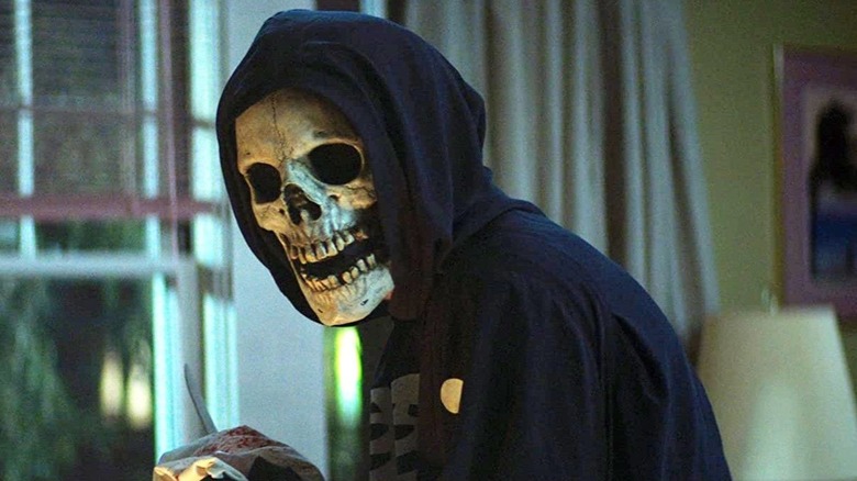 A person in skull mask in Fear Street