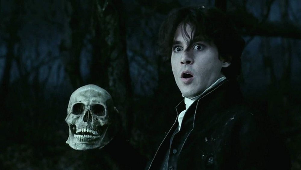 Johnny Depp as Ichabod Crane in Sleepy Hollow