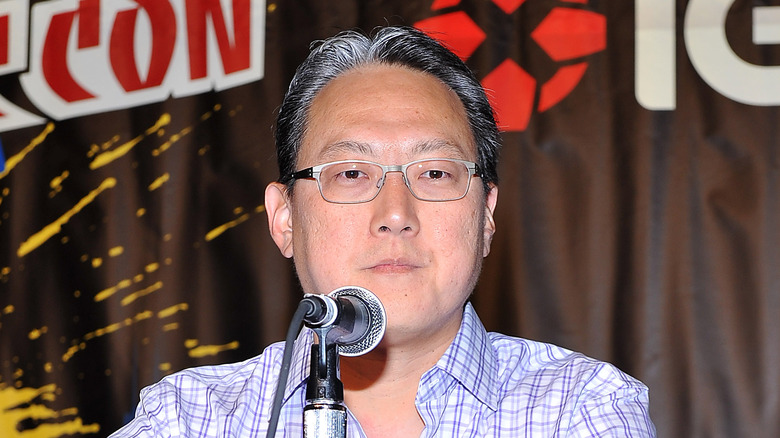 Albert Kim at microphone