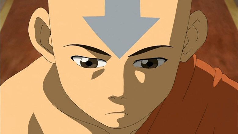 Aang looks sad