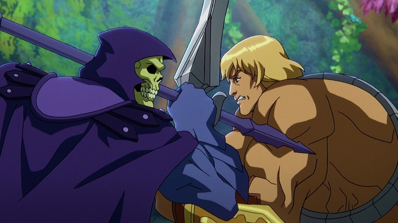 He-Man fighting Skeletor