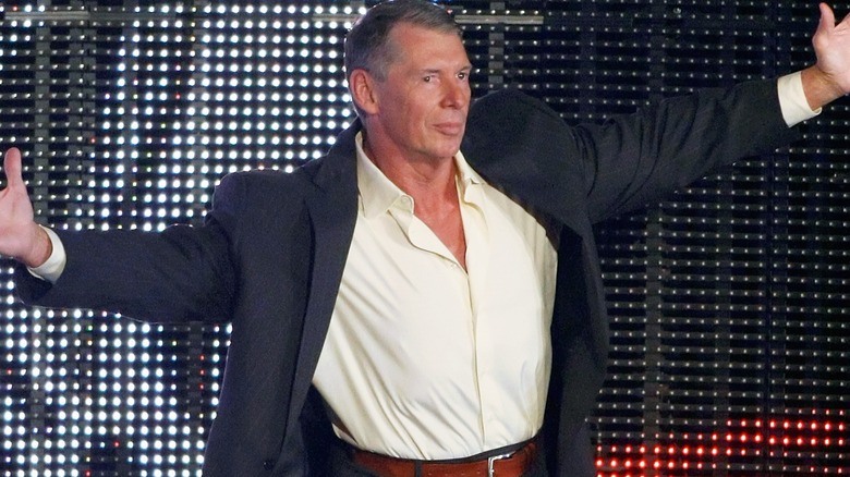 Vince McMahon posing