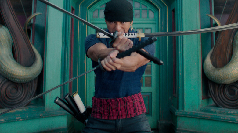 Netflix Changed One Little Detail From 'Zoro vs. Mihawk' Sword