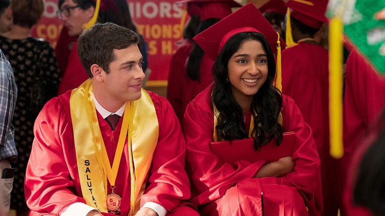 Devi and Ben at graduation