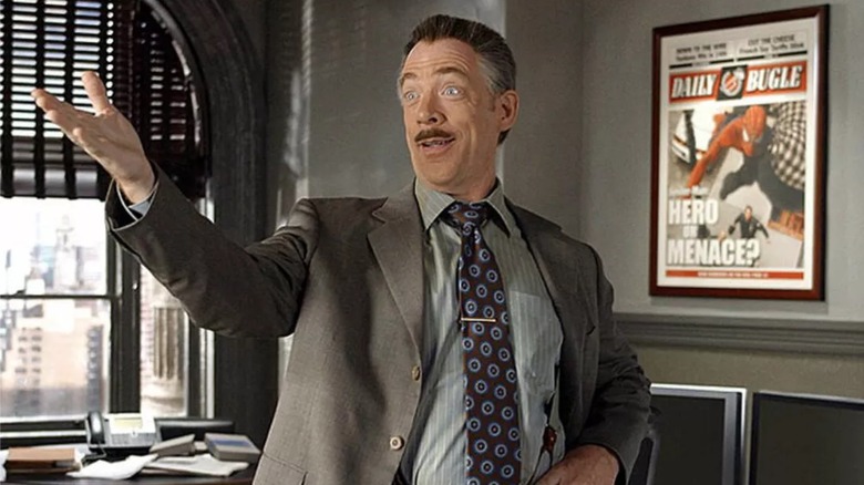 J. Jonah Jameson pointing