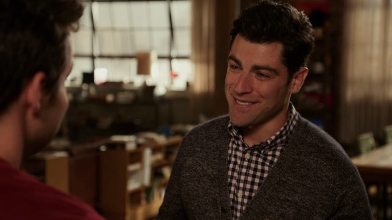 Schmidt laughs at Nick