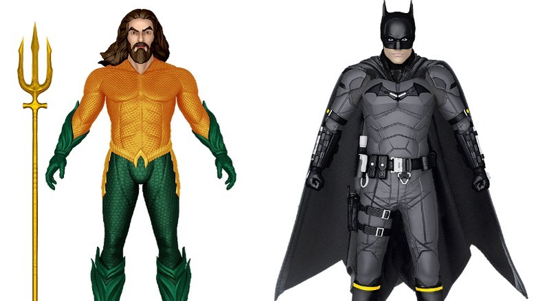 Batman and Aquaman BendyFigs