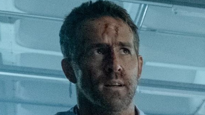 Ryan Reynolds bloody face