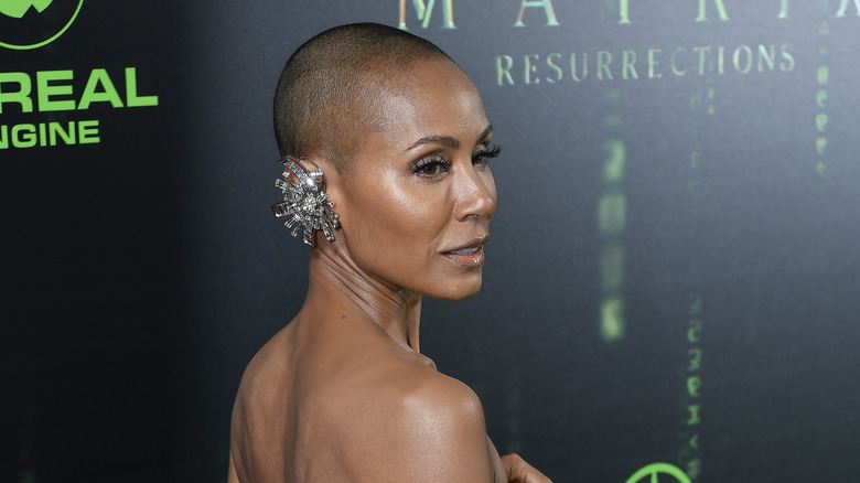 Jada Pinkett-Smith futuristic earring