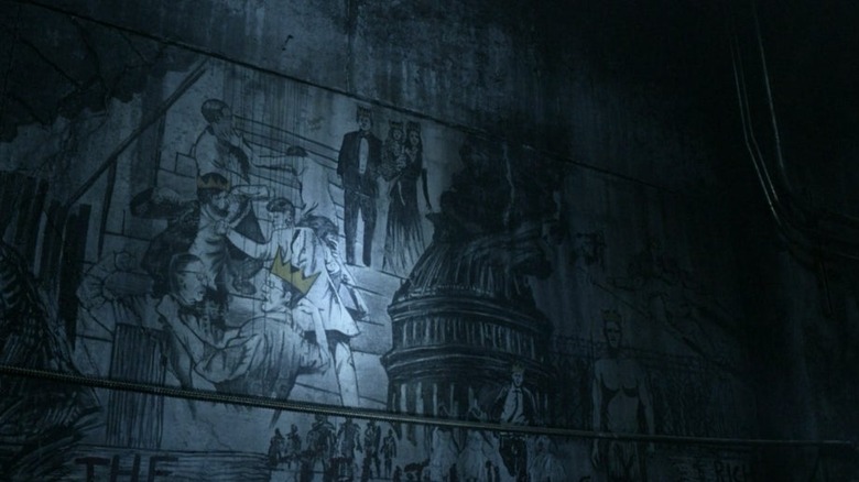 The Walking Dead subway mural