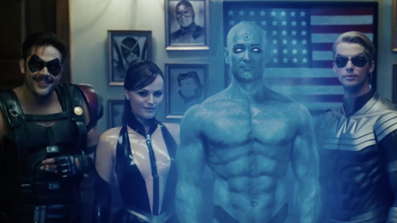 Cast from Zack Snyder's Watchmen