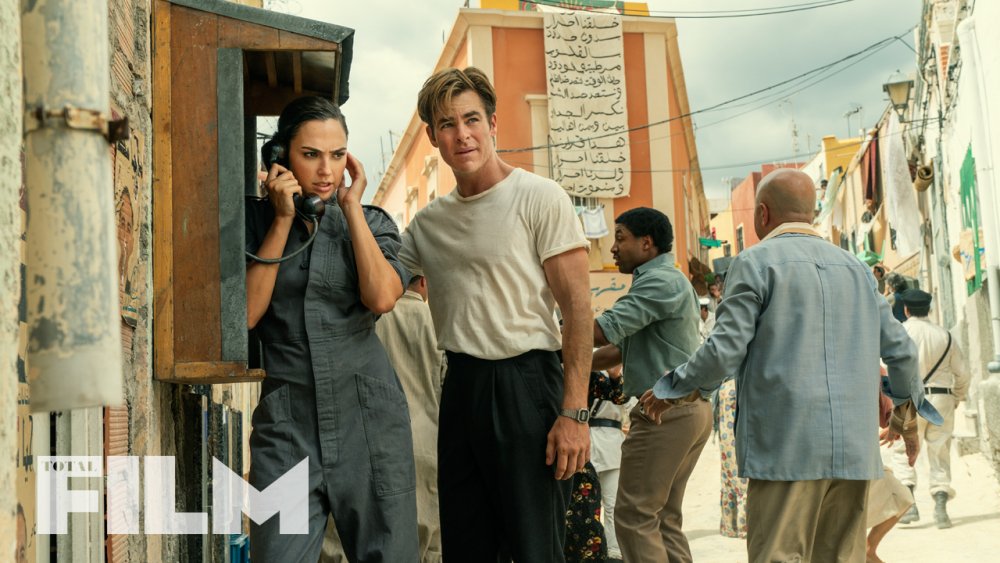 Chris Pine and Gal Gadot in an image from Wonder Woman 1984