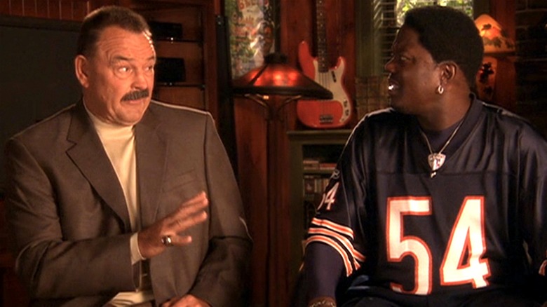 Butkus talking to Bernie Mac