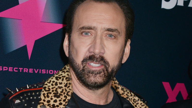 Nicolas Cage smiling