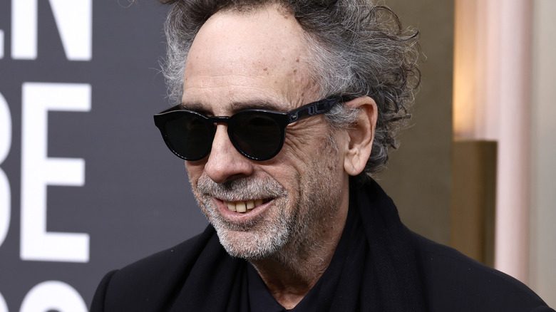 Tim Burton smiling